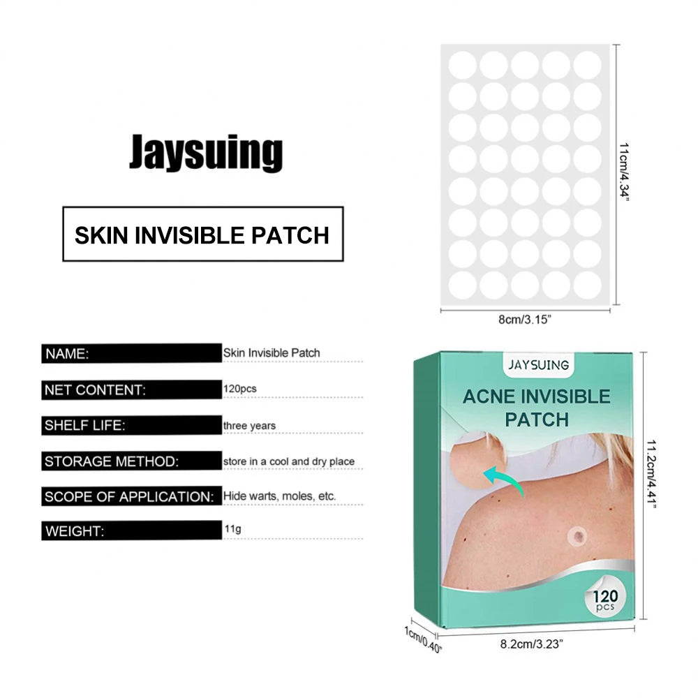 120pcs Invisible Acne and Pimple Patches